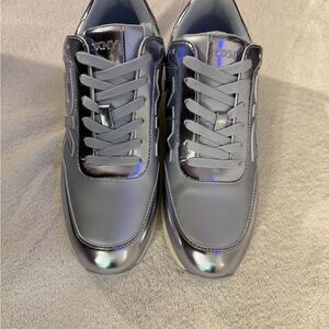 DKNY Black Logo Lace-Up Shoes